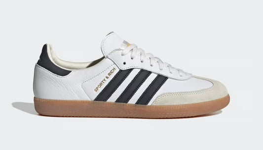 Sporty & Rich x Adidas Samba “White Legend Ink”