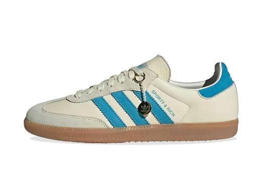 Sporty & Rich x Adidas Samba “Cream Blue”