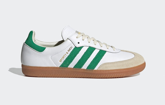 Sporty & Rich x Adidas Samba “White Green”