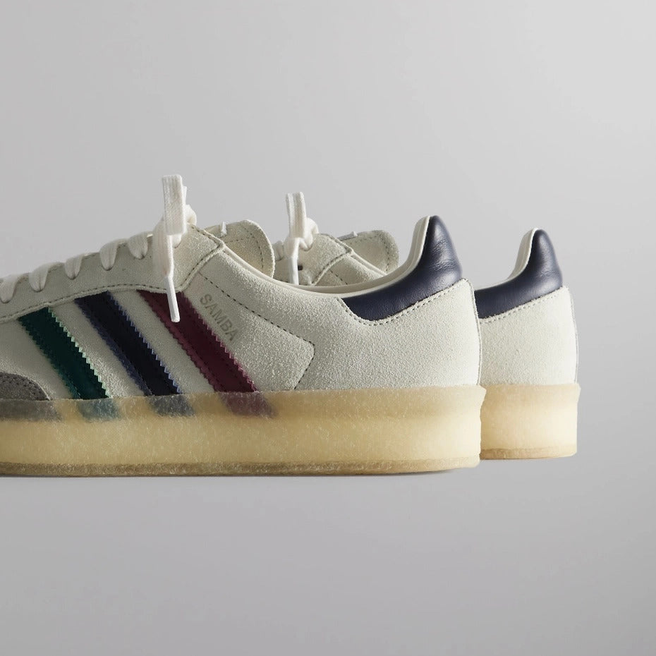 Ronnie Fieg x Clarks x Adidas 8th Street Samba "Kithmas - Multi-Colour Stripes"