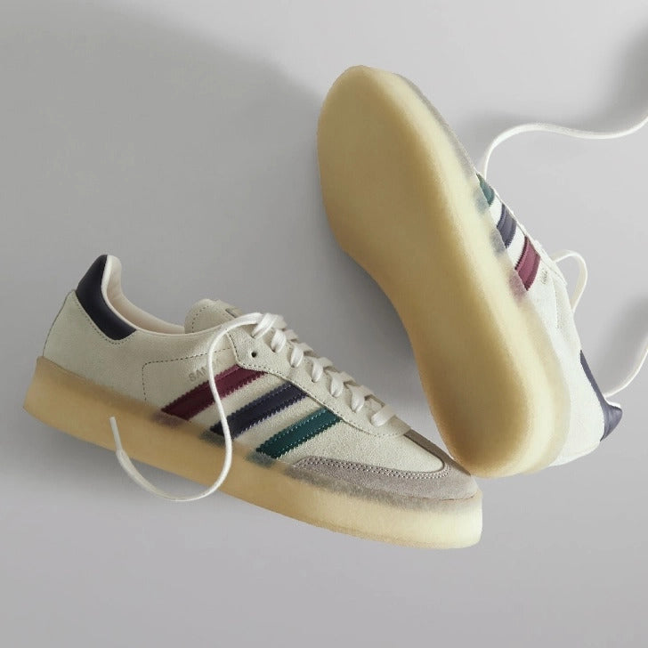 Ronnie Fieg x Clarks x Adidas 8th Street Samba "Kithmas - Multi-Colour Stripes"