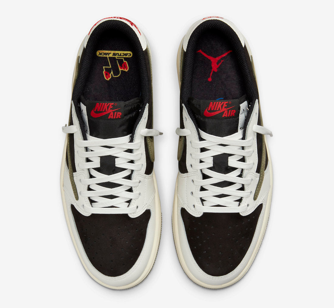 Travis Scott x Air Jordan 1 Low WMNS “Olive”