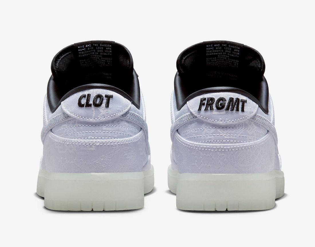 CLOT x Fragment x Nike Dunk Low "20th Anniversary"