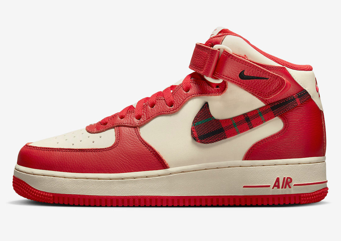 Nike Air Force 1 Mid “Red Plaid”