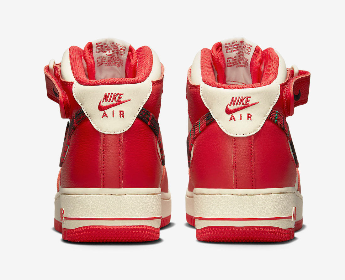 Nike Air Force 1 Mid “Red Plaid”