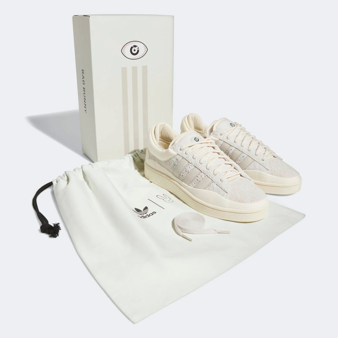 Bad Bunny x Adidas Campus "Cloud White"