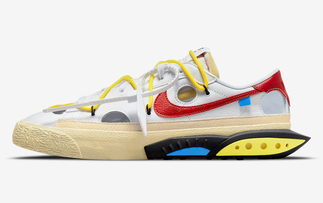 Off-White x Nike Blazer Low “White / University Red”