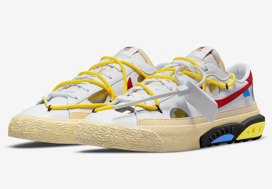 Off-White x Nike Blazer Low “White / University Red”