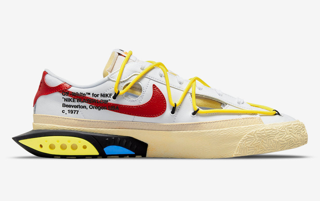 Off-White x Nike Blazer Low “White / University Red”