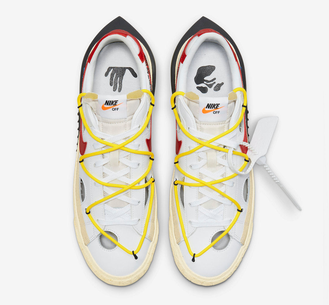 Off-White x Nike Blazer Low “White / University Red”