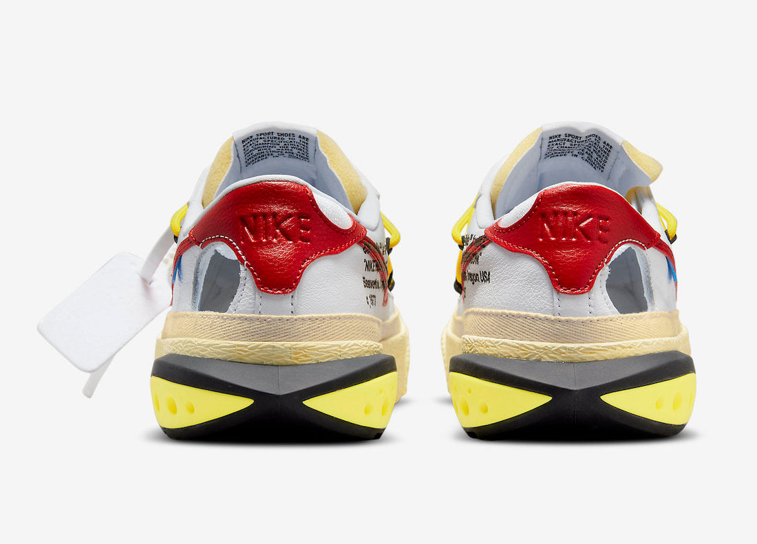 Off-White x Nike Blazer Low “White / University Red”