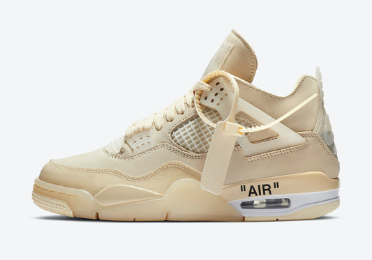Off-White x Air Jordan 4 WMNS “Sail”