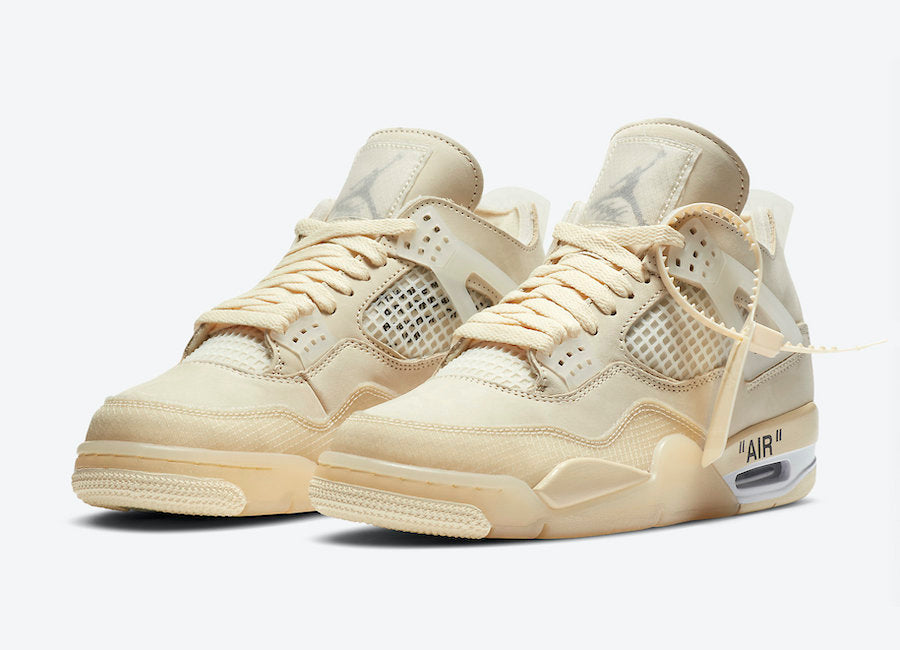 Off-White x Air Jordan 4 WMNS “Sail”