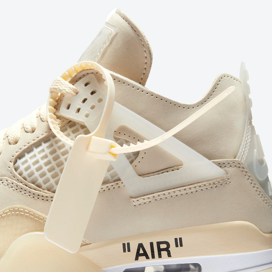 Off-White x Air Jordan 4 WMNS “Sail”