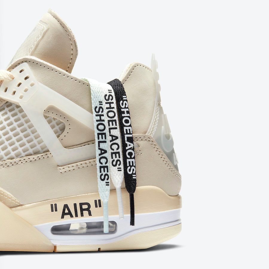 Off-White x Air Jordan 4 WMNS “Sail”