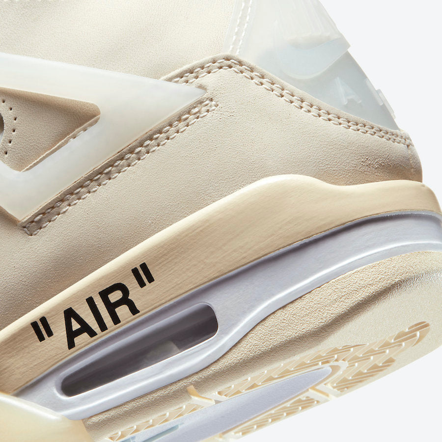 Off-White x Air Jordan 4 WMNS “Sail”