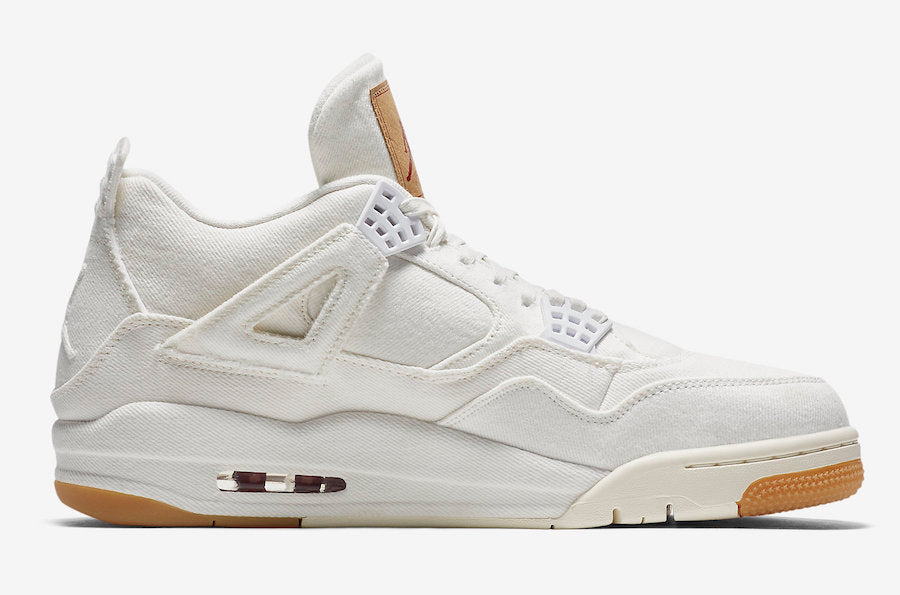 Levi's x Air Jordan 4 "White Denim"