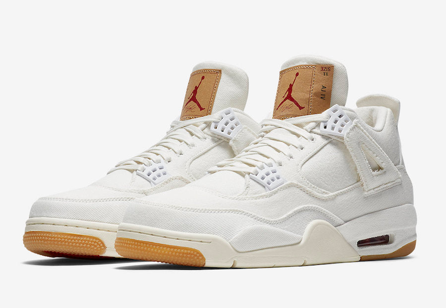 Levi's x Air Jordan 4 "White Denim"