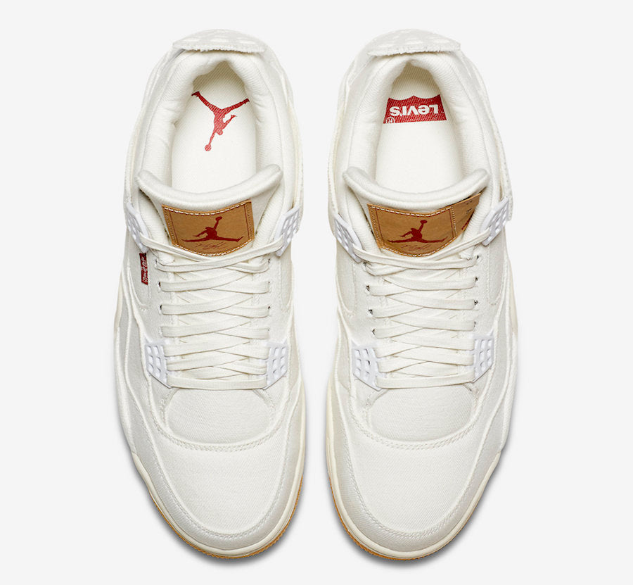Levi's x Air Jordan 4 "White Denim"