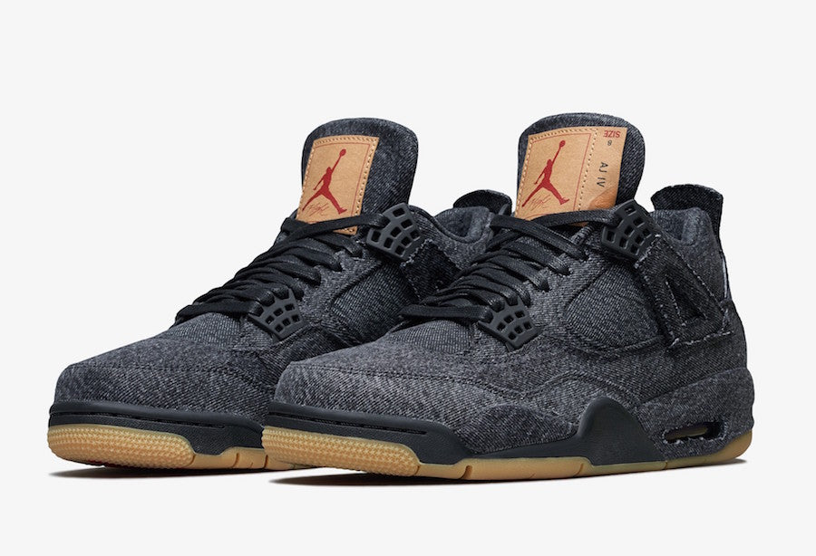 Levi's x Air Jordan 4 "Black Denim"