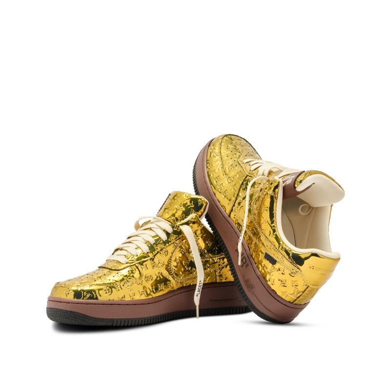 Louis Vuitton x Nike Air Force 1 Low "Gold"