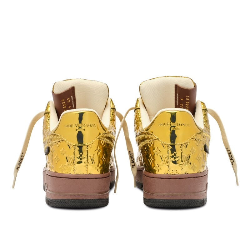Louis Vuitton x Nike Air Force 1 Low "Gold"