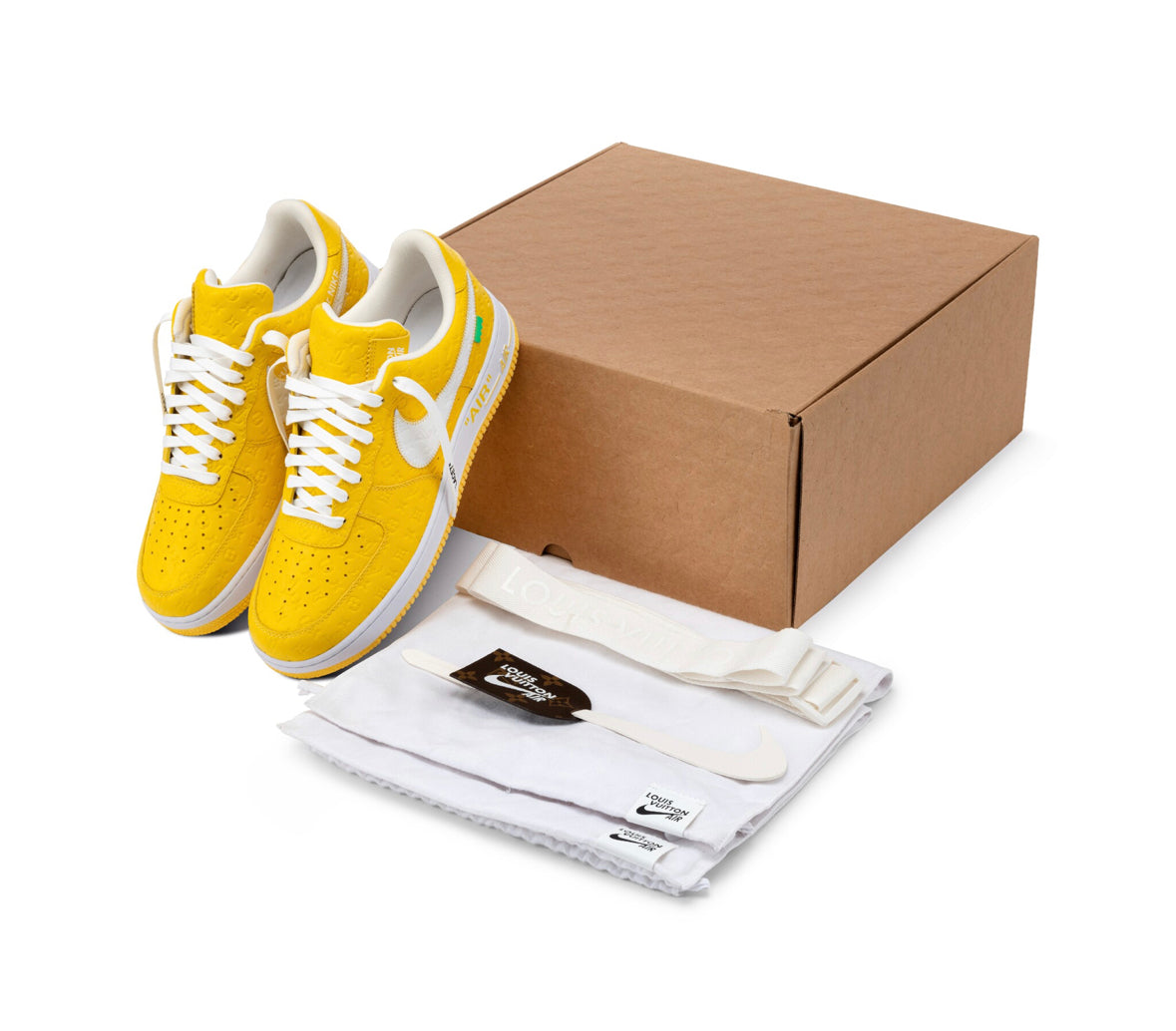Louis Vuitton x Nike Air Force 1 Low F&F "Yellow"
