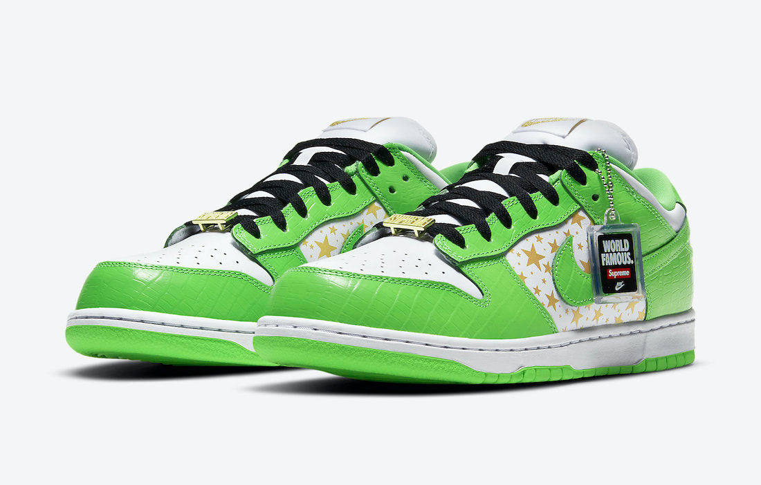 Supreme x Nike SB Dunk Low “Mean Green”