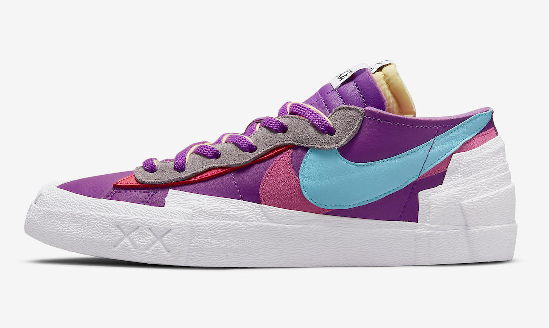 KAWS x Sacai x Nike Blazer Low “Purple Dusk”