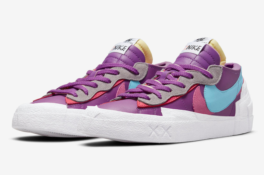 KAWS x Sacai x Nike Blazer Low “Purple Dusk”