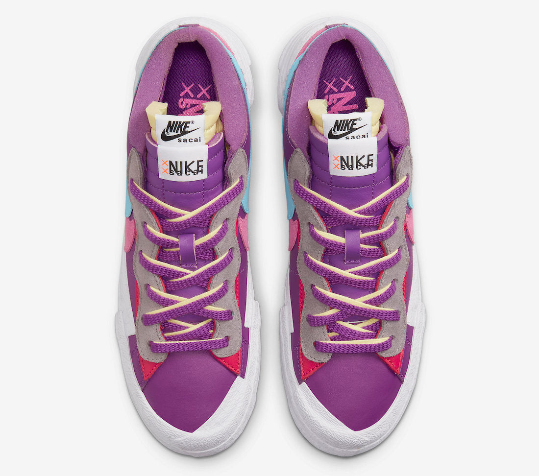 KAWS x Sacai x Nike Blazer Low “Purple Dusk”
