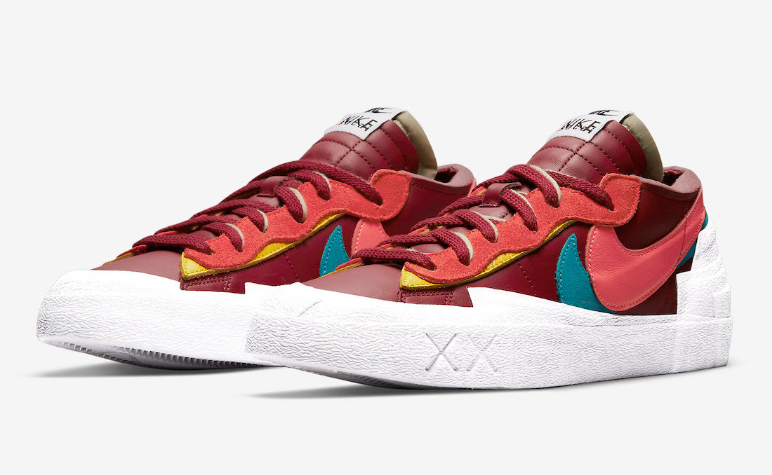 KAWS x Sacai x Nike Blazer Low “Team Red”