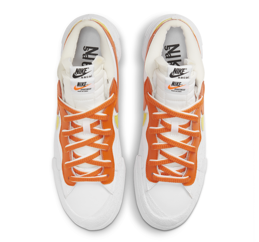 Sacai x Nike Blazer Low "Magma Orange"