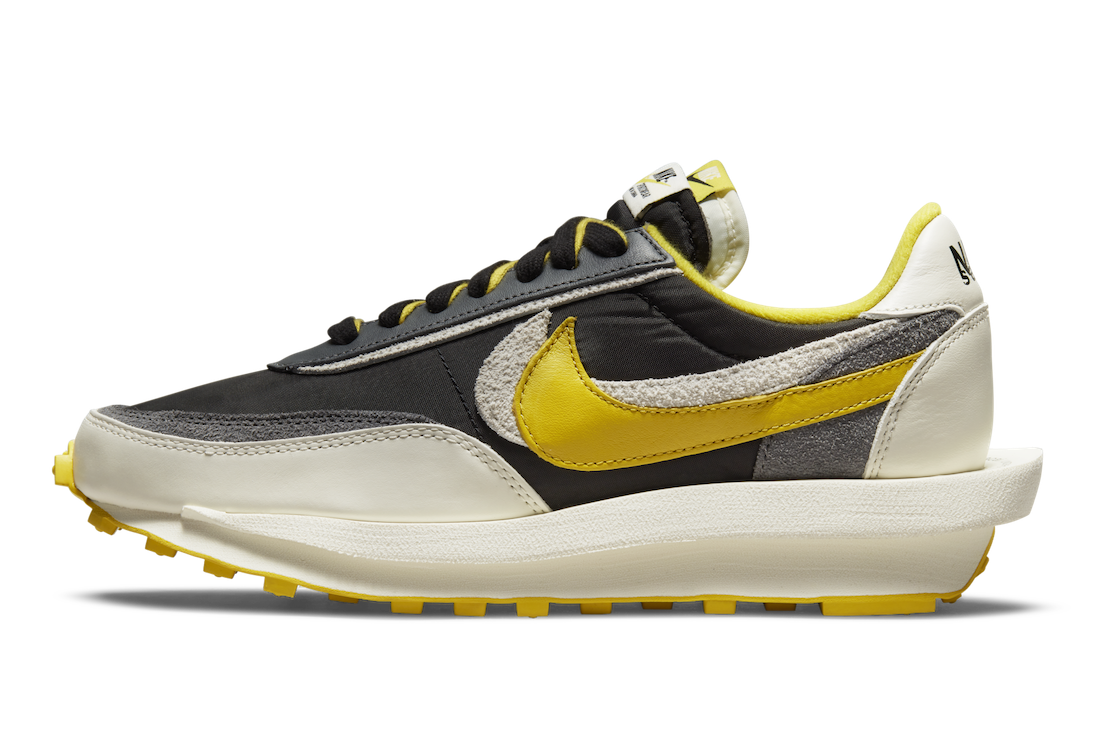 Sacai x UNDERCOVER x Nike LDV Waffle “Black / Bright Citron”