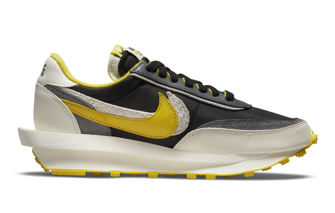 Sacai x UNDERCOVER x Nike LDV Waffle “Black / Bright Citron”