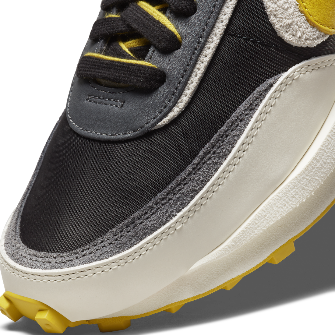 Sacai x UNDERCOVER x Nike LDV Waffle “Black / Bright Citron”