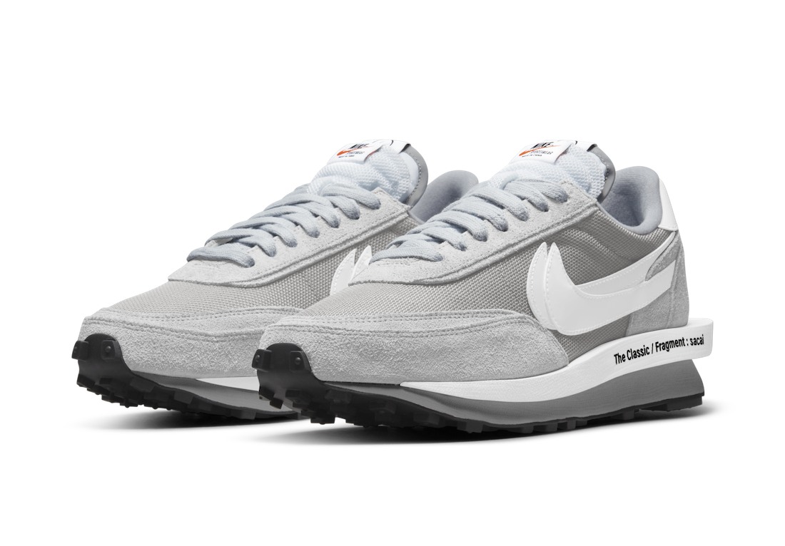 Sacai x Fragment x Nike LDWaffle "Light Smoke Grey"