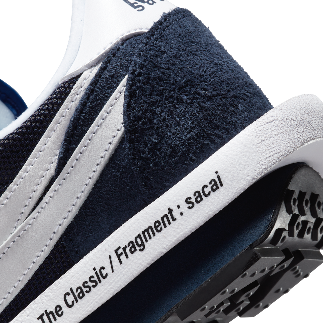 Sacai x Fragment x Nike LDWaffle "Blackend Blue"