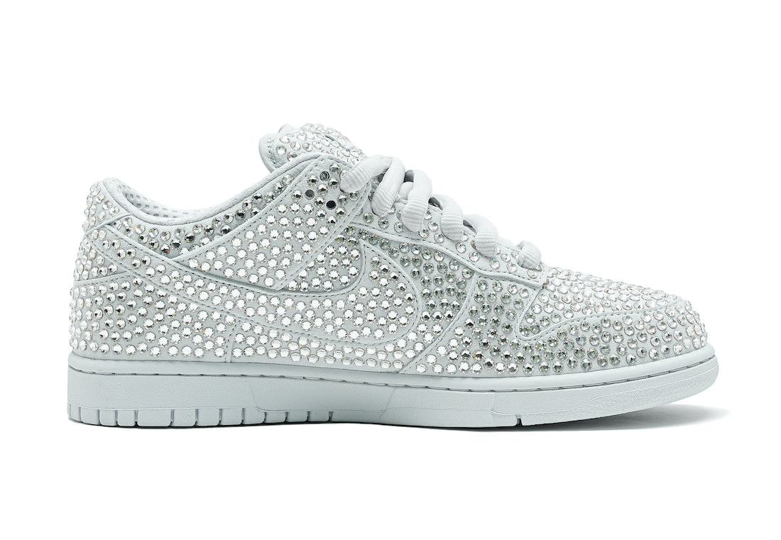 Cactus Plant Flea Market x Swarovski x Nike Dunk Low "Pure Platinum"