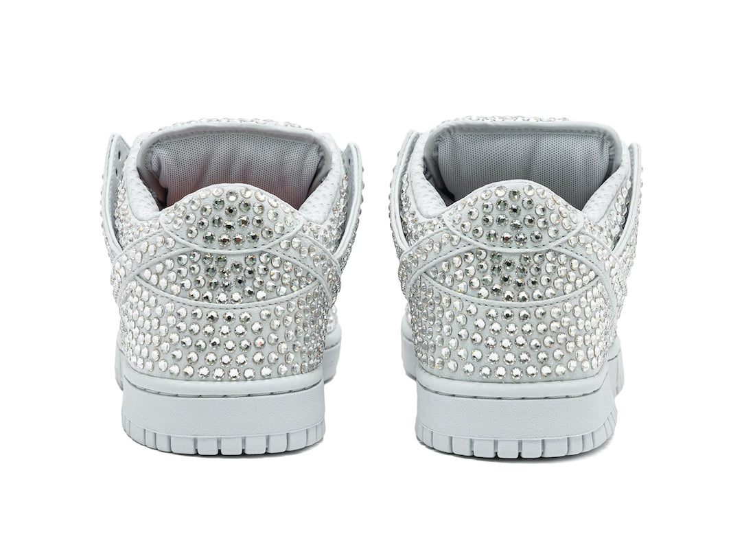 Cactus Plant Flea Market x Swarovski x Nike Dunk Low "Pure Platinum"