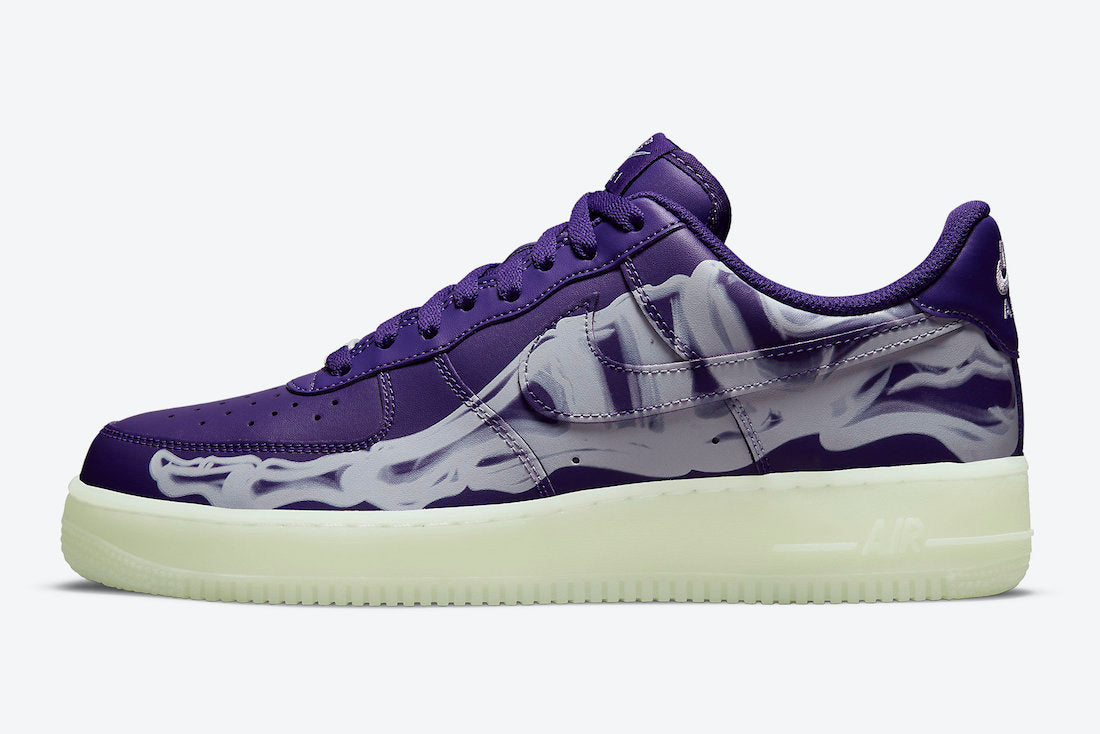 Nike Air Force 1 Low "Purple Skeleton"