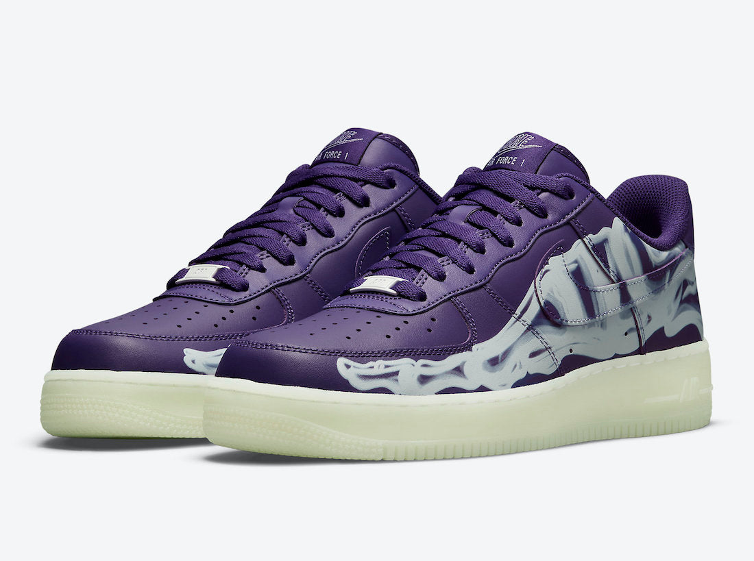 Nike Air Force 1 Low "Purple Skeleton"