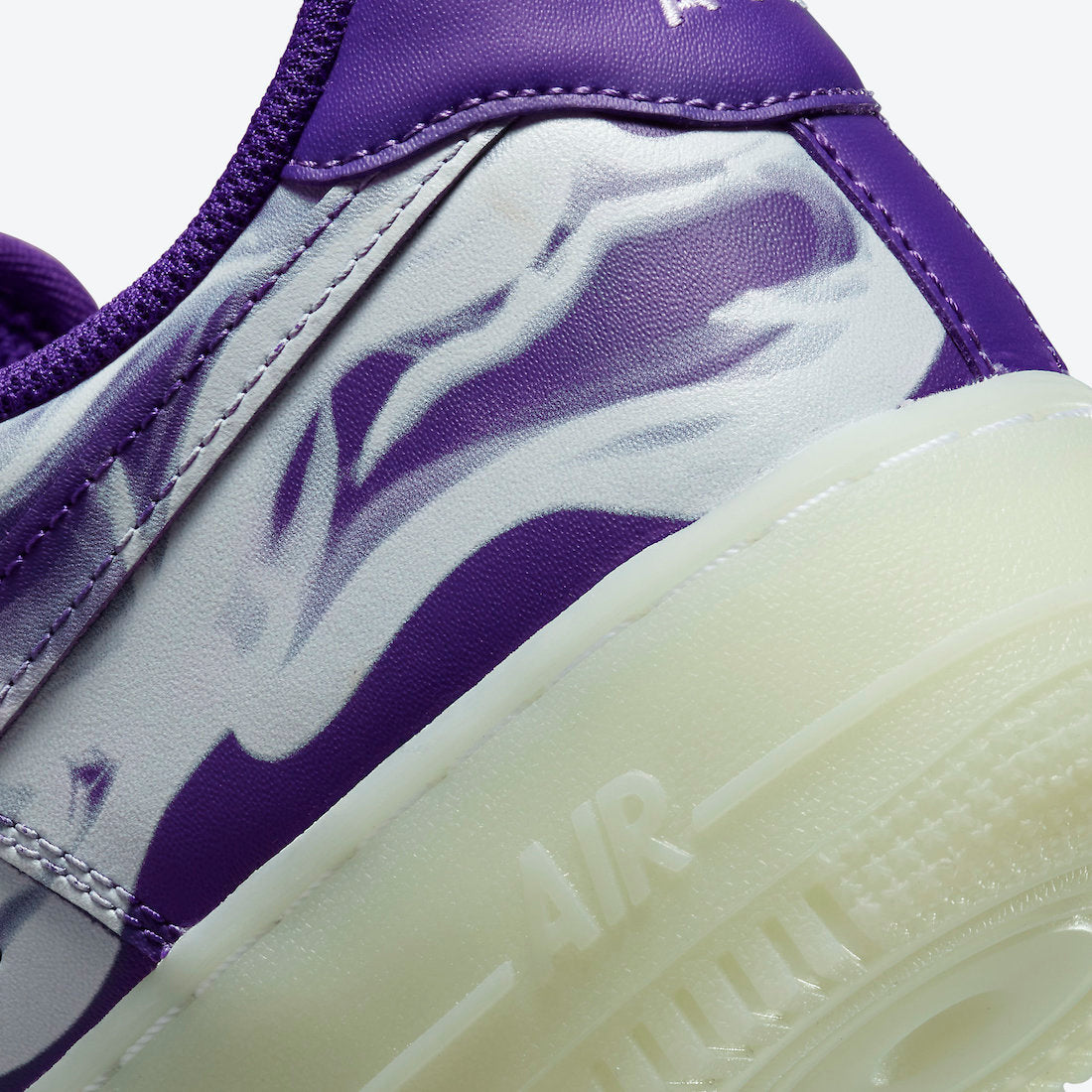 Nike Air Force 1 Low "Purple Skeleton"