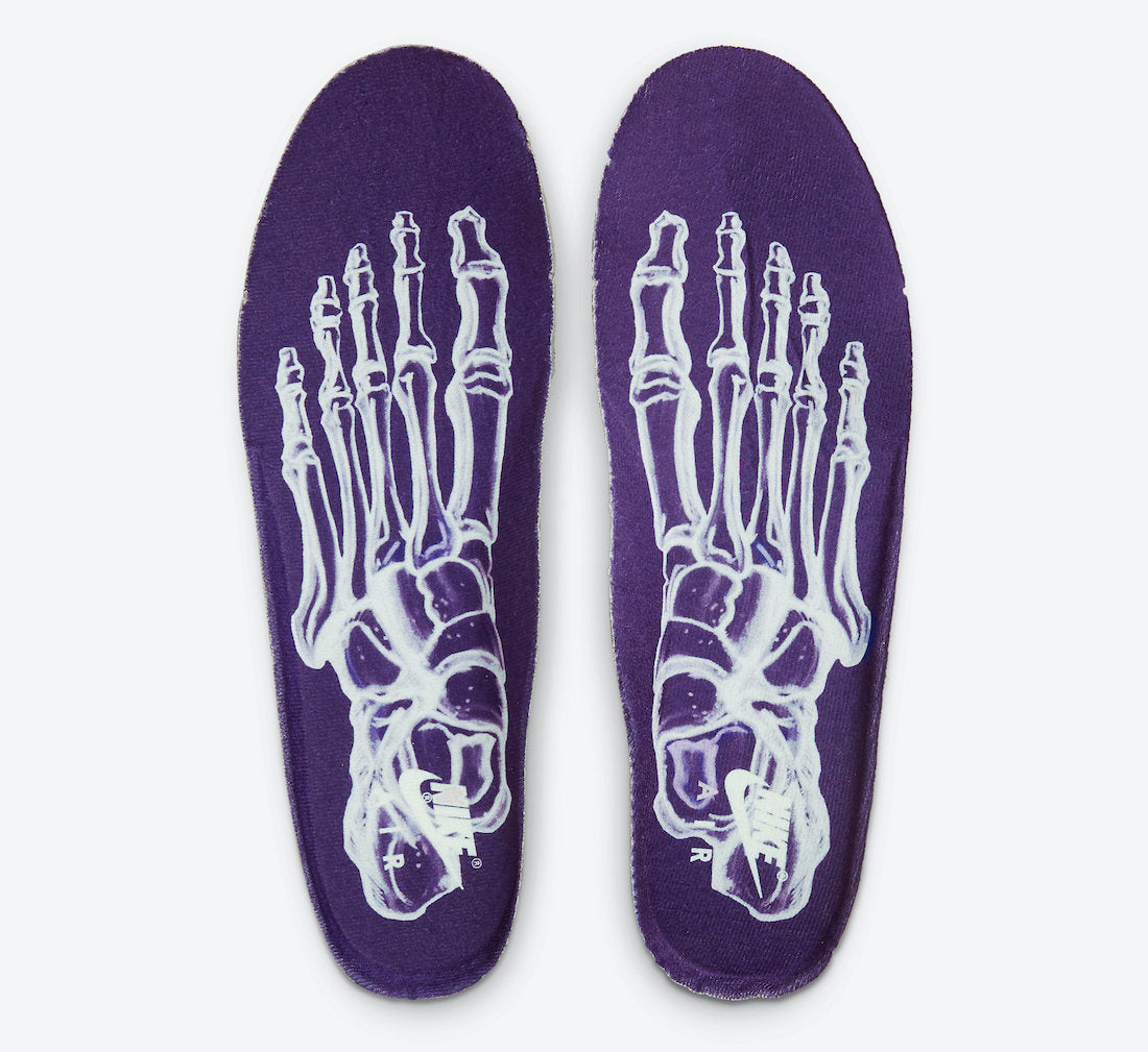 Nike Air Force 1 Low "Purple Skeleton"