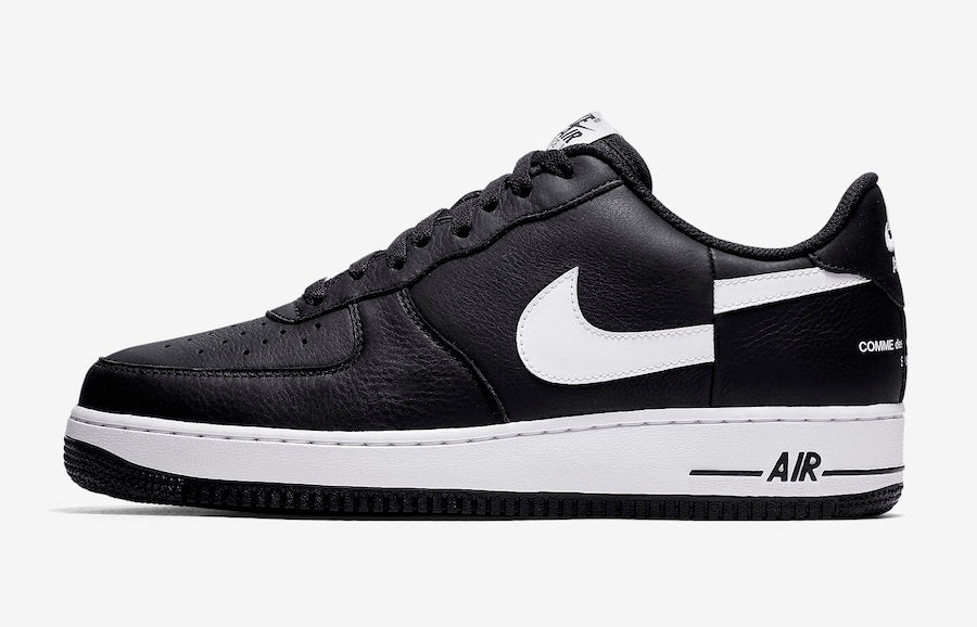 Supreme x Comme Des Garcons x Nike Air Force 1 Low "Black"