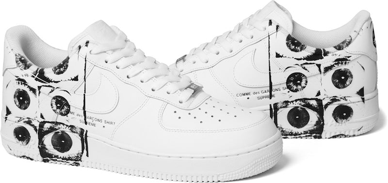 Comme Des Garcons x Supreme x Nike Air Force 1 Low "Eyes"