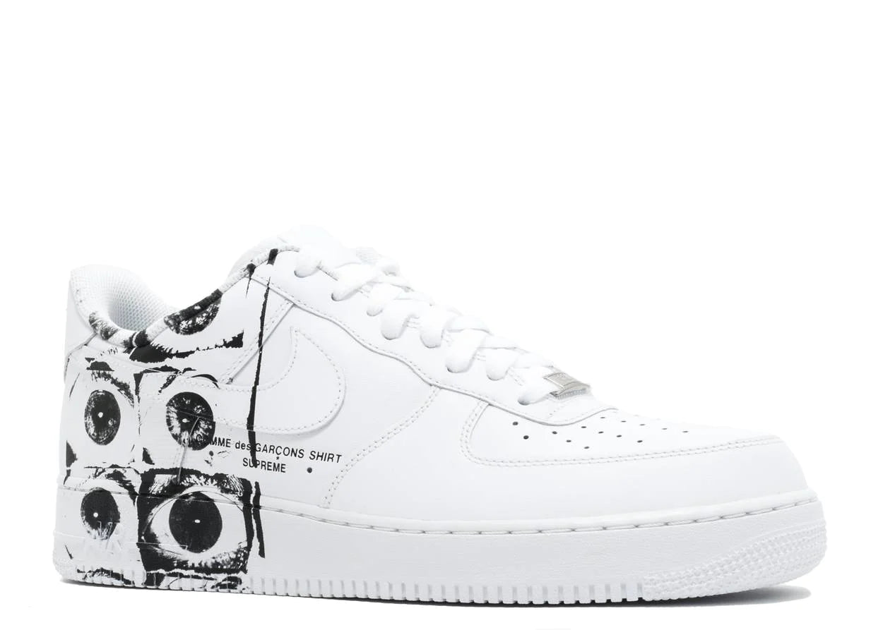 Comme Des Garcons x Supreme x Nike Air Force 1 Low "Eyes"