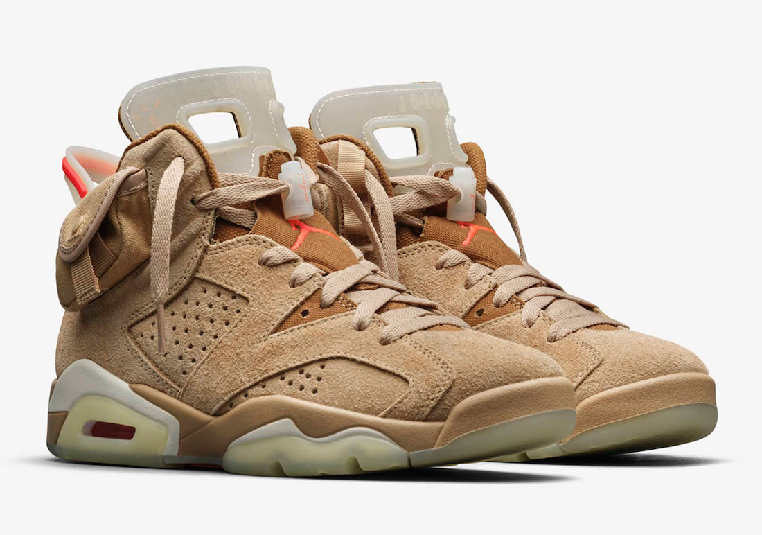 Travis Scott x Air Jordan 6 “British Khaki”