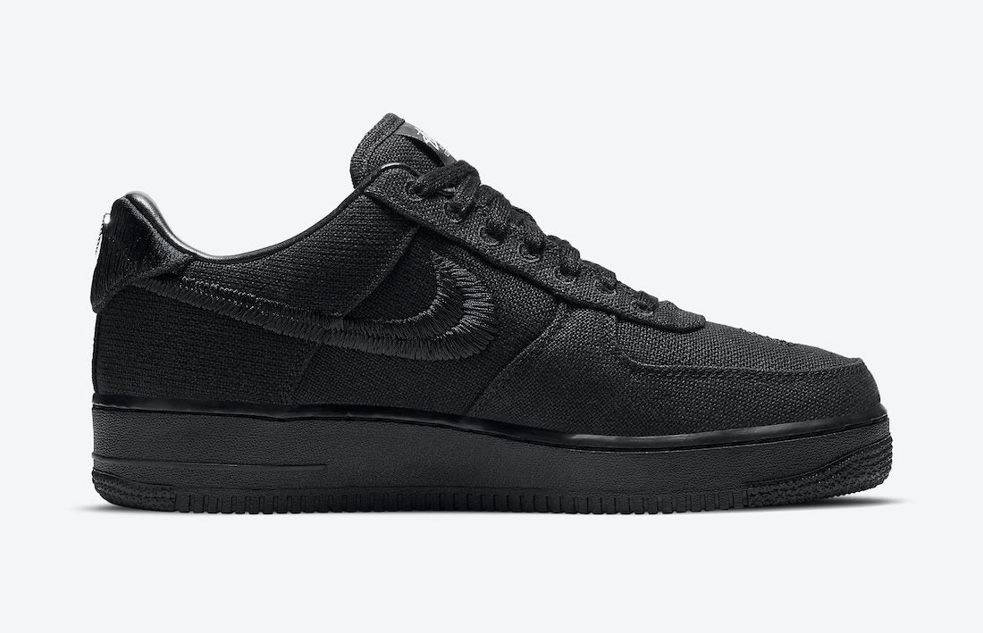 Stussy x Nike Air Force 1 Low “Triple Black”
