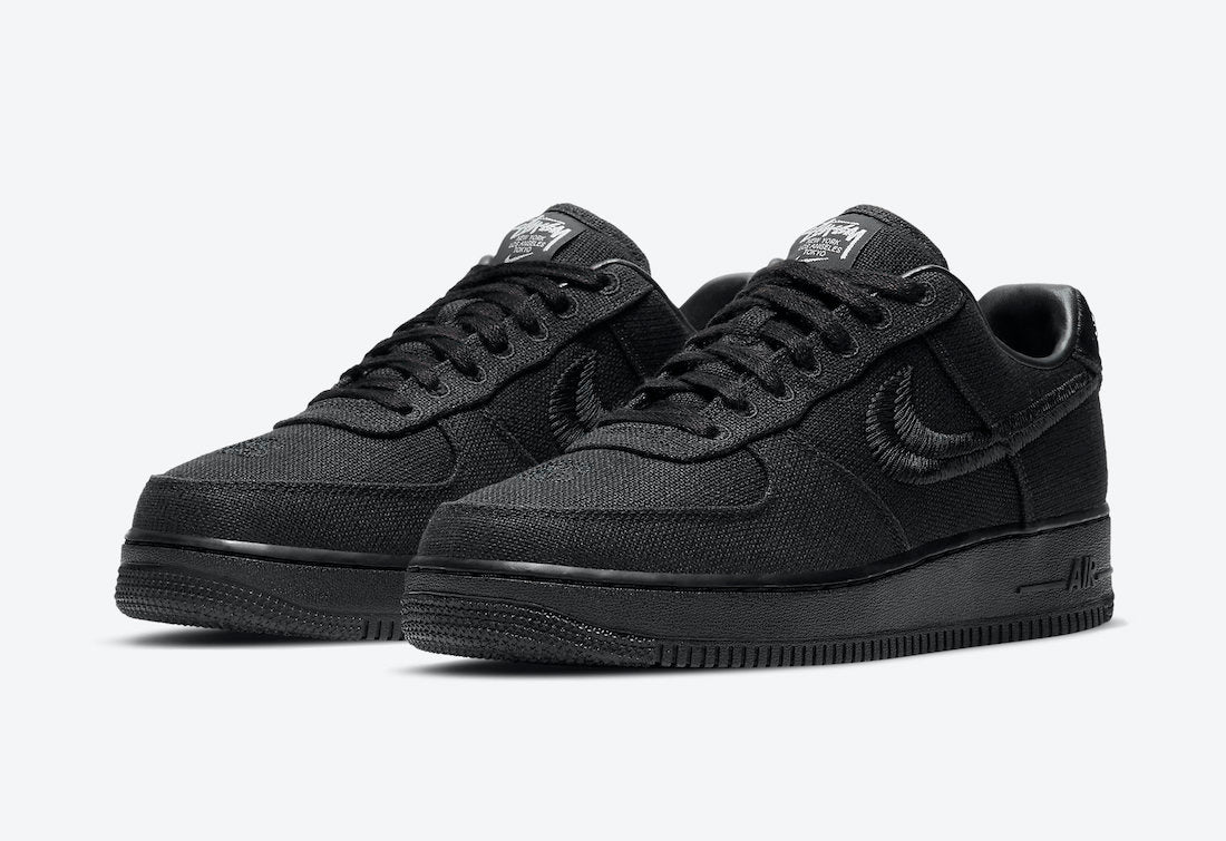 Stussy x Nike Air Force 1 Low “Triple Black”